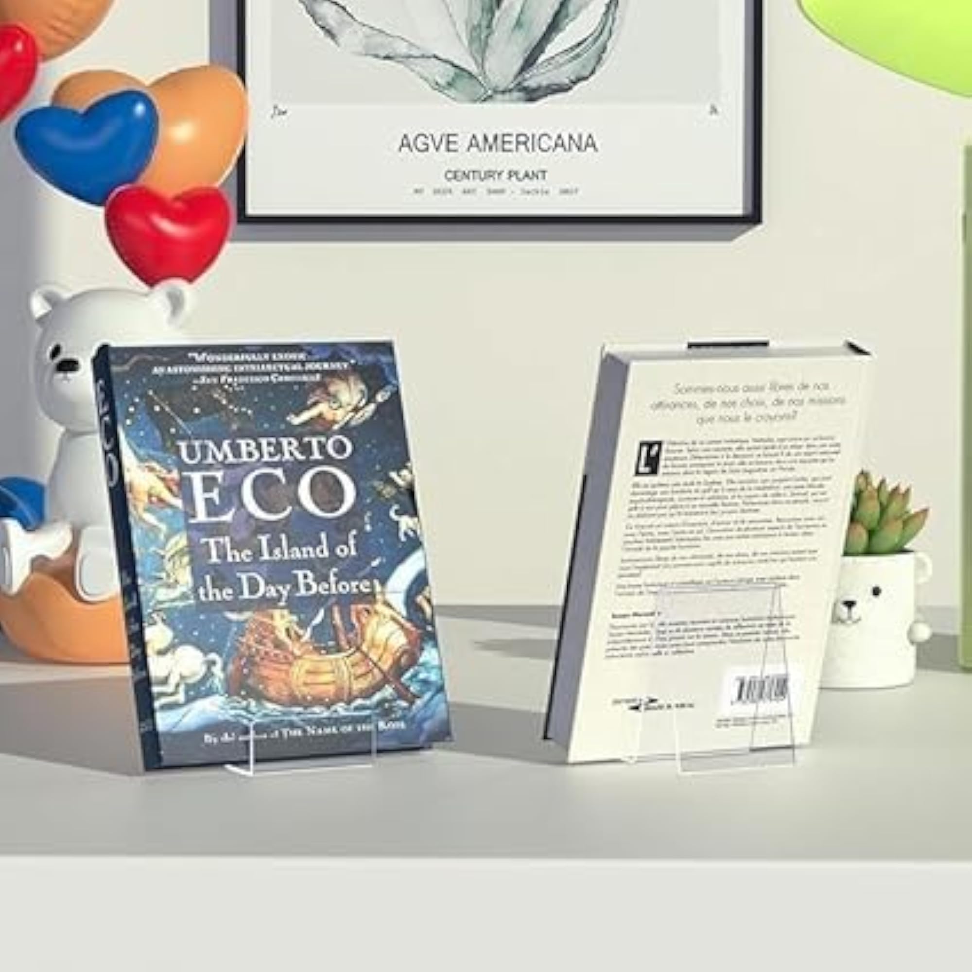 Clear Acrylic Book Display Stand Holder
